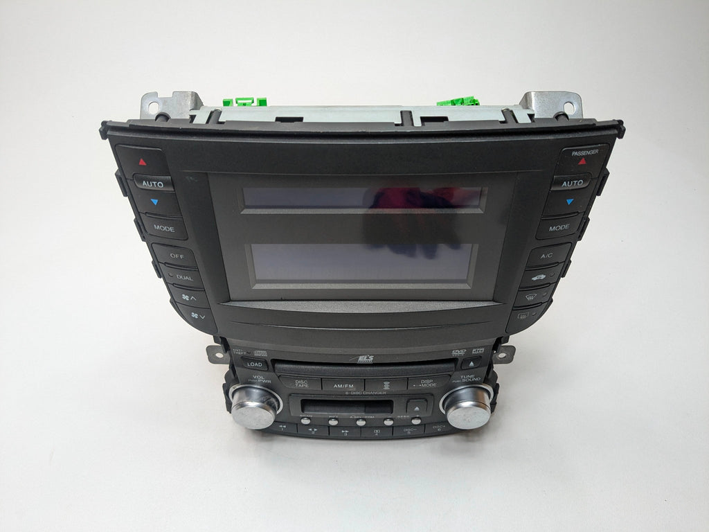 2004 - 2006 ACURA TL OEM RADIO AUDIO AND VISUAL EQUIPMENT WITH CLIMATE ASSEMBLY