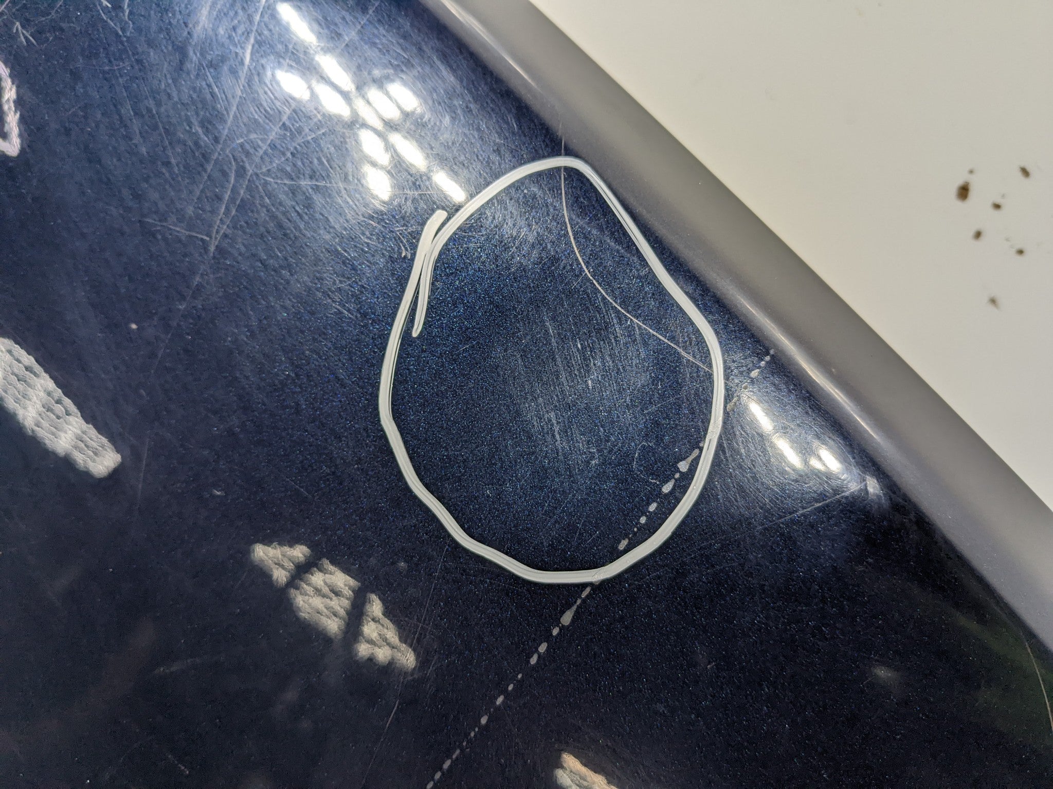 07 - 09 CHEVROLET TAHOE OEM FENDER COVER PANEL RIGHT SIDE BERMUDA BLUE METALLIC