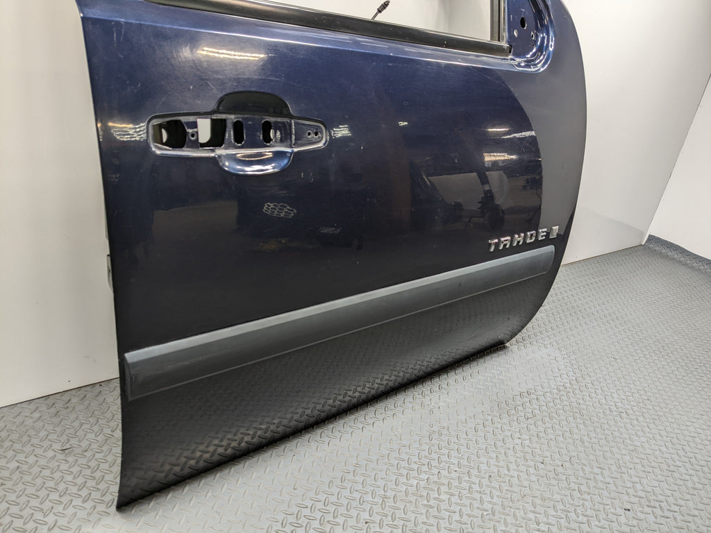 07 - 09 CHEVROLET TAHOE OEM DOOR SHELL PANEL FRONT RIGHT BERMUDA BLUE METALLIC