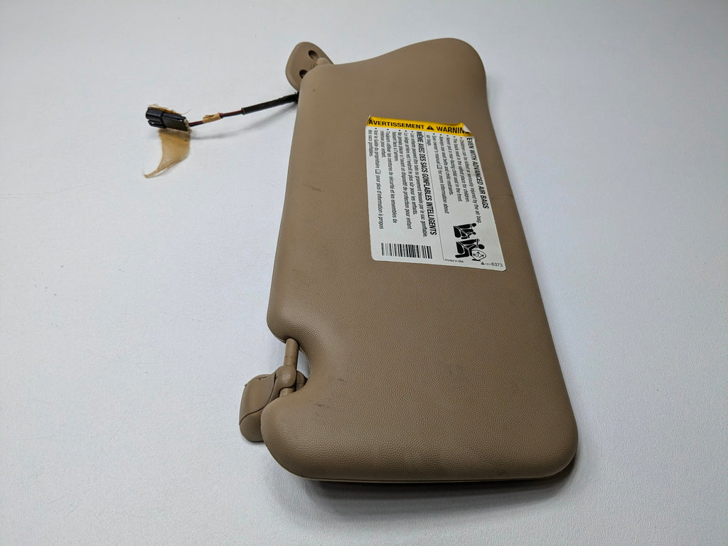 05 - 07 CADILLAC CTS OEM SUN VISOR BROWN GREY UPPER ROOF FRONT LEFT DRIVER SIDE