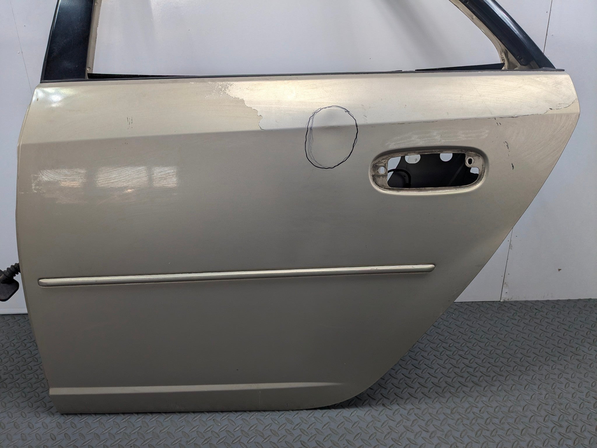 05 - 07 CADILLAC CTS OEM DOOR SHELL PANEL RADIANT BRONZE REAR LEFT DRIVER SIDE
