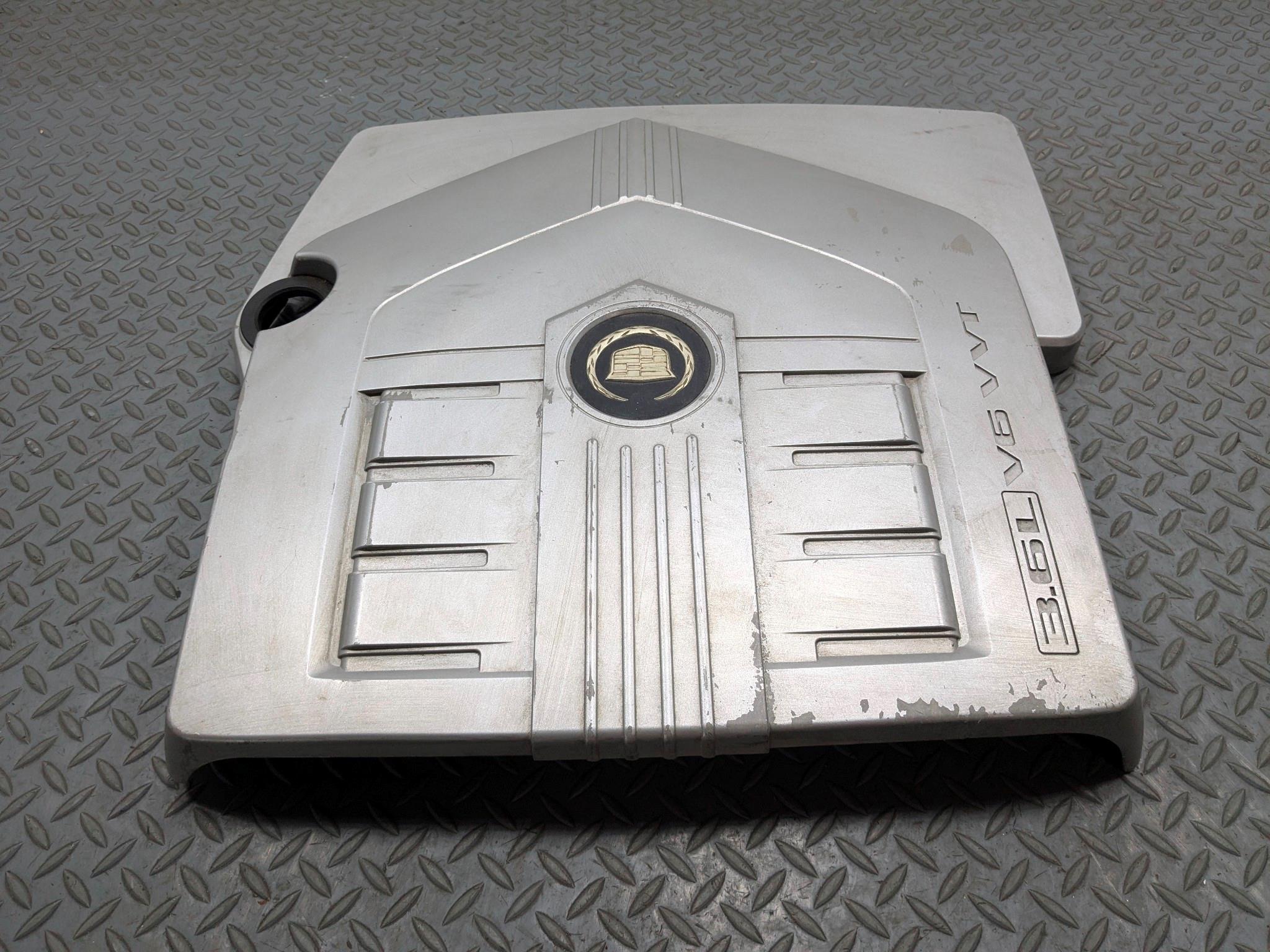 2005 - 2007 CADILLAC CTS OEM ENGINE COVER SHIELD TRIM PANEL GUARD 3.6L SILVER