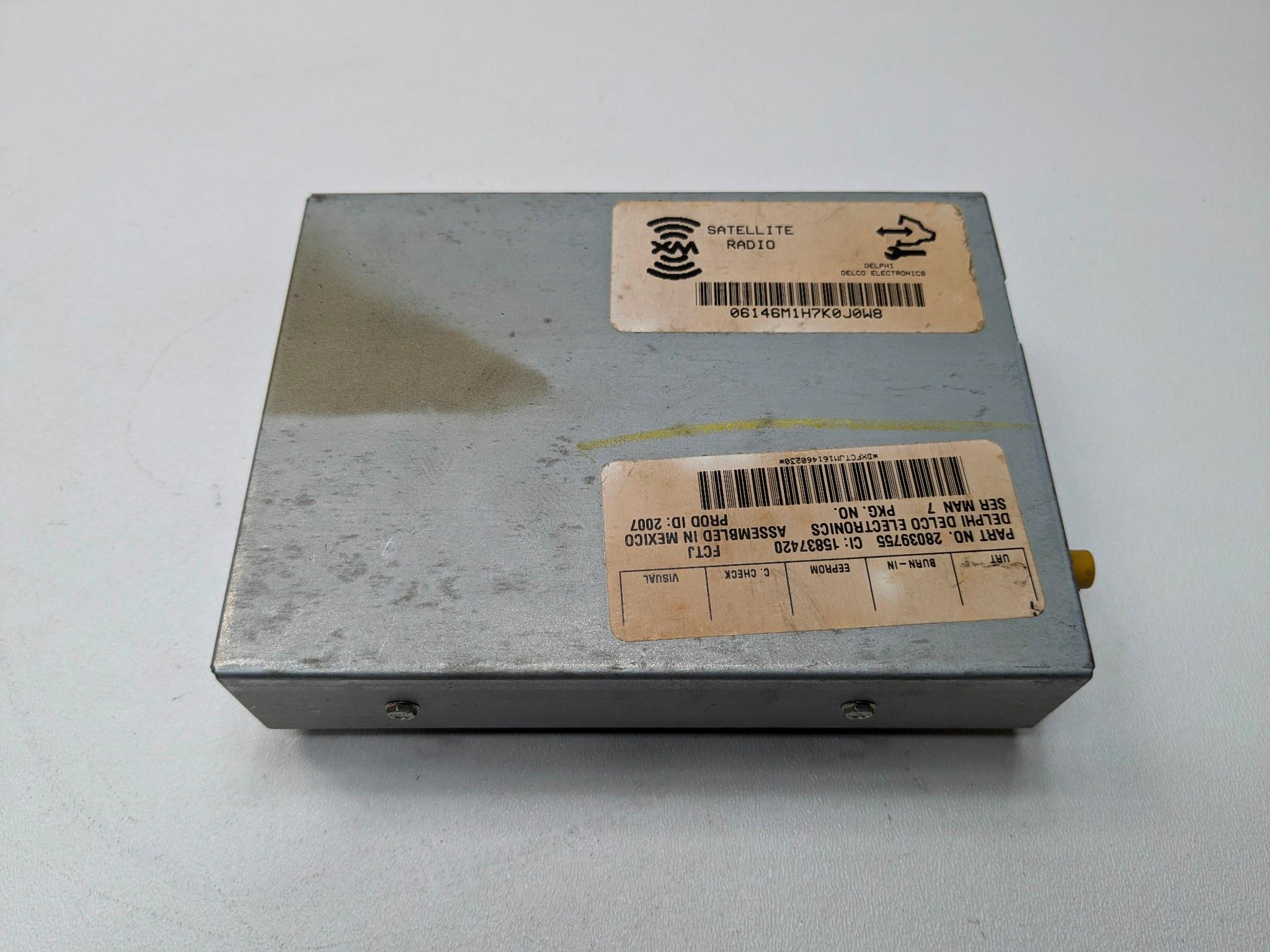 2005 - 2007 CADILLAC CTS OEM RADIO SATELLITE RECEIVER CONTROL MODULE UNIT