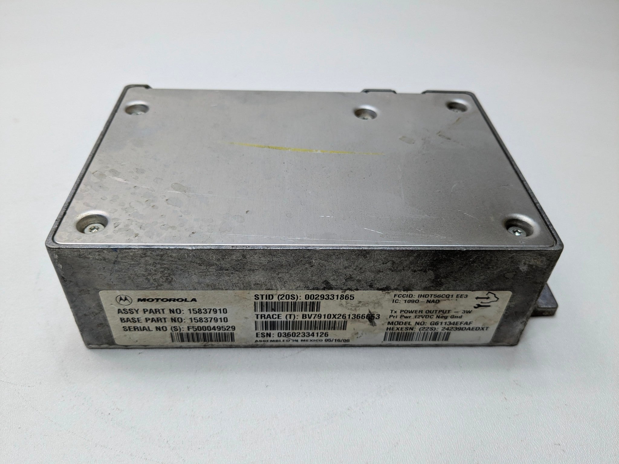 2005 - 2007 CADILLAC CTS OEM COMMUNICATION COMPUTER CONTROL MODULE UNIT