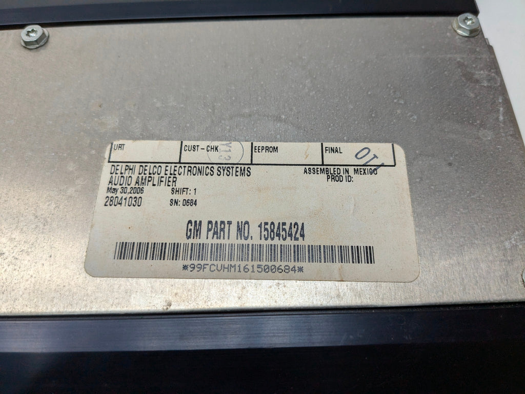 2005 - 2007 CADILLAC CTS OEM RADIO STEREO AUDIO SOUND AMPLIFIER SYSTEM UNIT