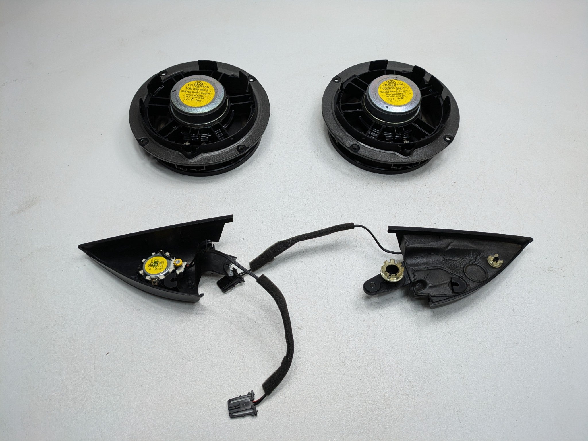 2012 - 2016 VOLKSWAGEN EOS OEM SPEAKER SET OF 4 INTERIOR AUDIO SOUND SYSTEM