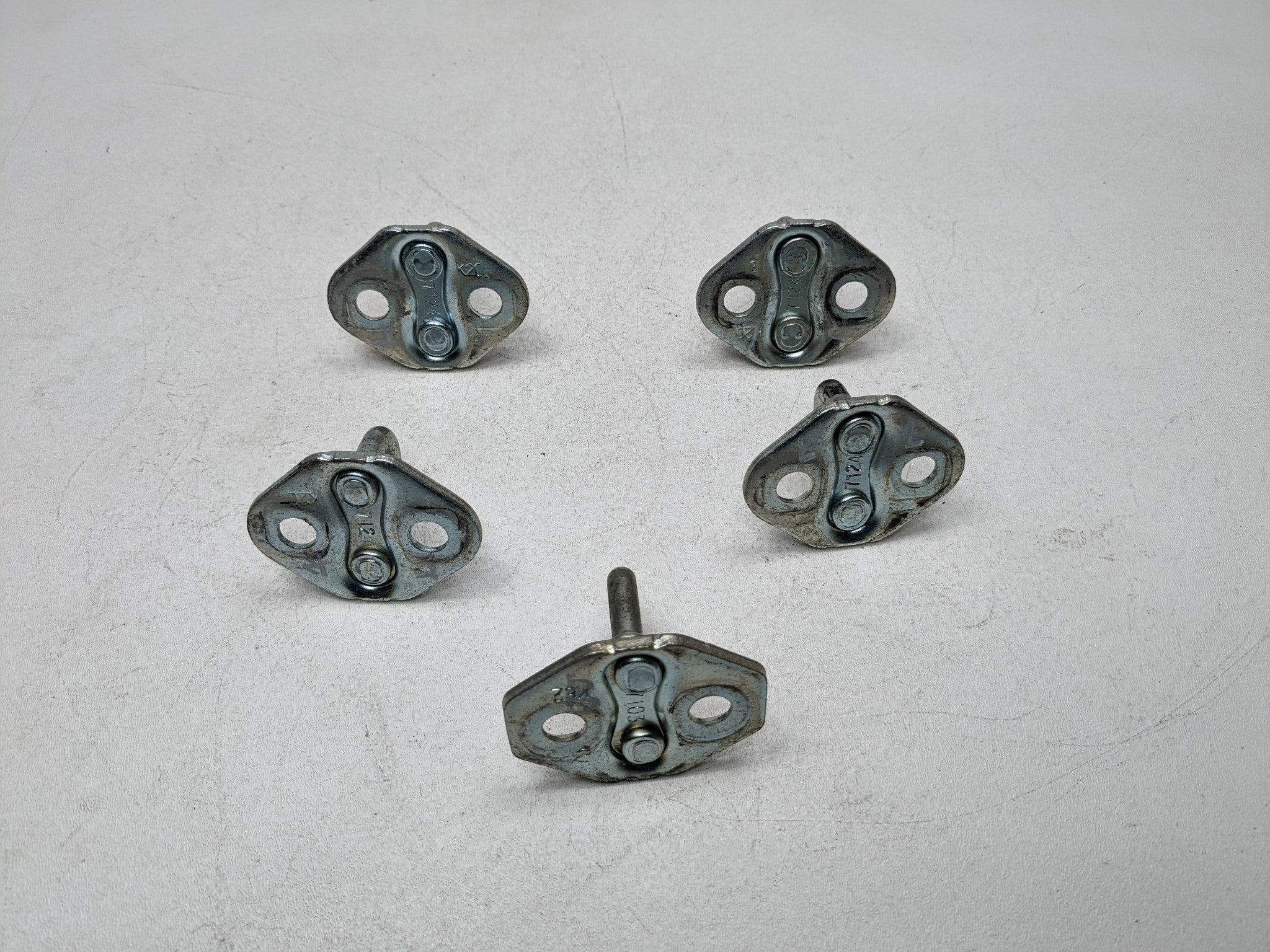 2007 - 2009 ACURA MDX OEM DOOR LOCK STRIKER PLATE FRONT AND REAR SET OF 5