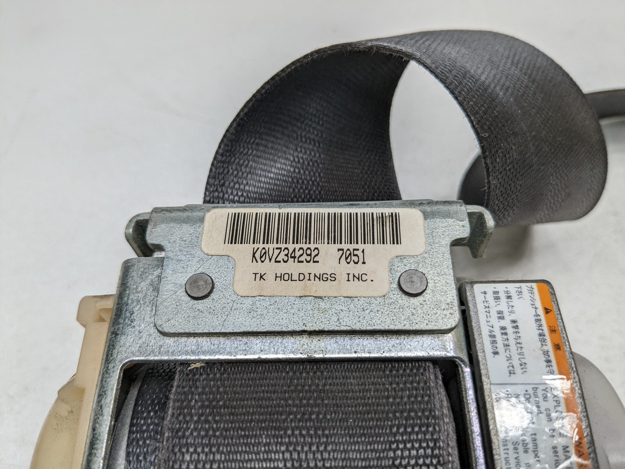 2007 - 2009 ACURA MDX OEM SEAT BELT RETRACTOR FRONT LEFT DRIVER SIDE BLACK