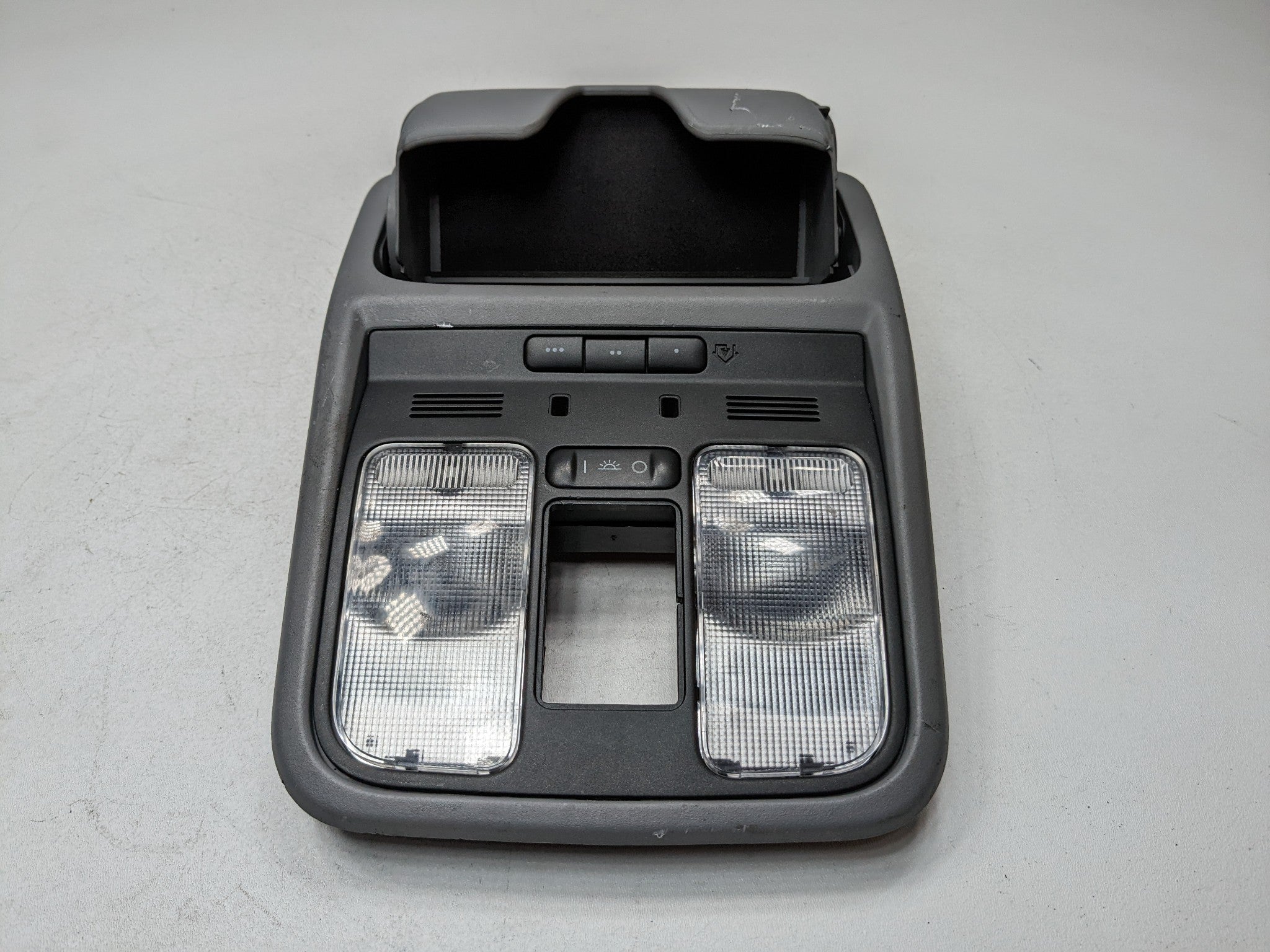 2007 - 2009 ACURA MDX OEM FRONT DOME LIGHT OVERHEAD CONSOLE WITH CONTROL SWITCH