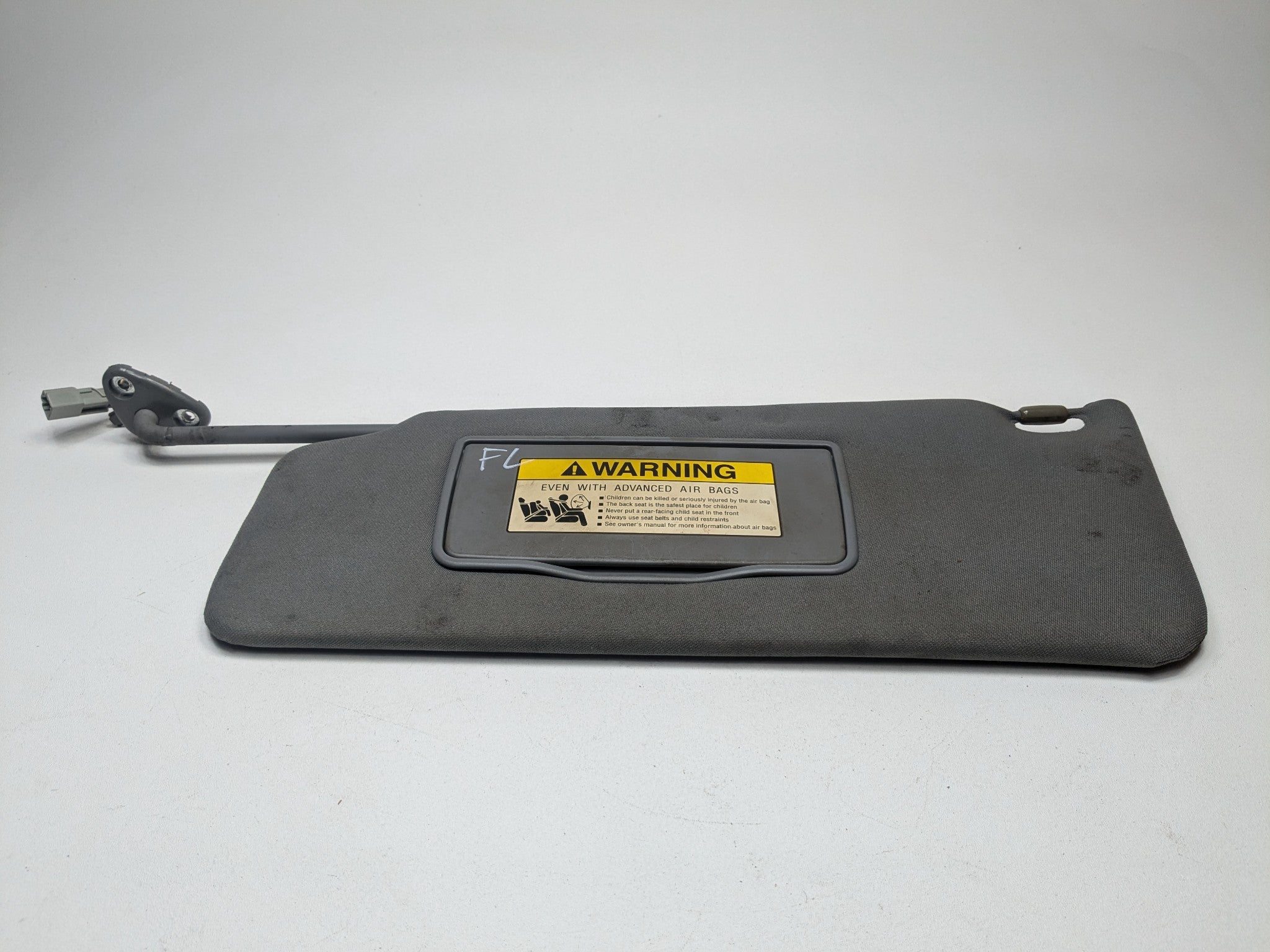 2007 - 2009 ACURA MDX OEM SUN VISOR ILLUMINATED GRAY LEFT DRIVER SIDE