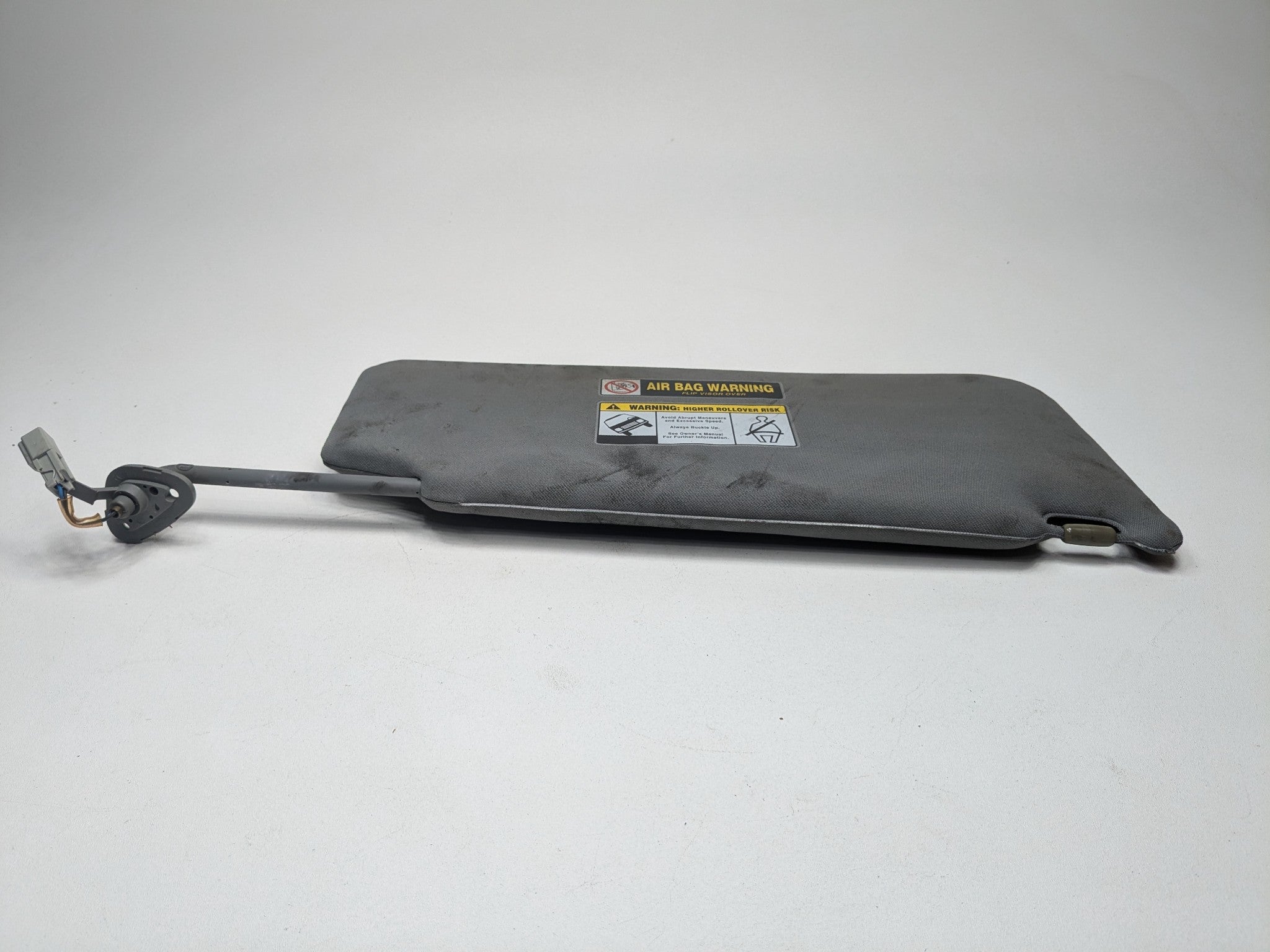 2007 - 2009 ACURA MDX OEM SUN VISOR ILLUMINATED GRAY LEFT DRIVER SIDE