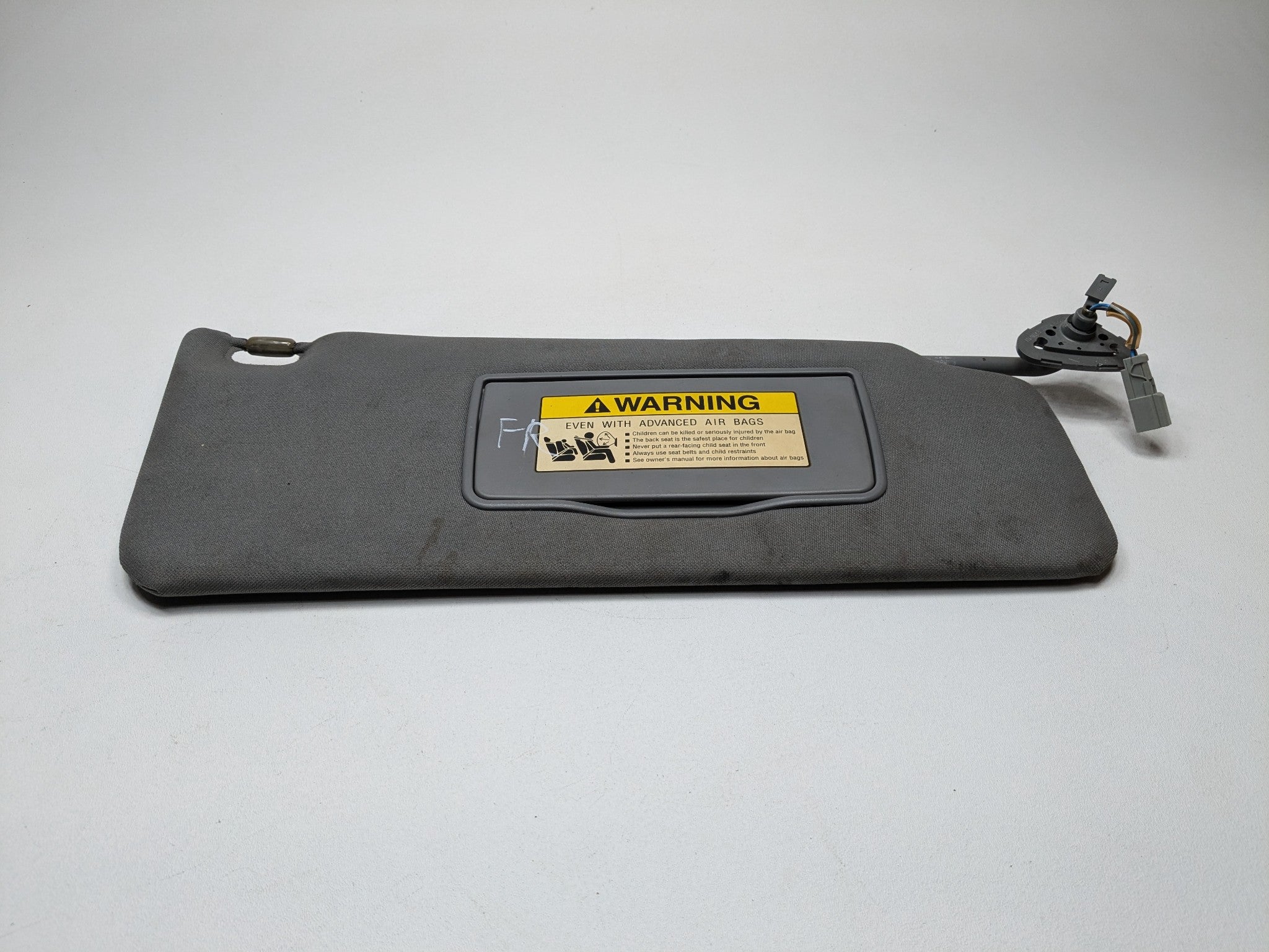 2007 - 2009 ACURA MDX OEM SUN VISOR ILLUMINATED GRAY RIGHT PASSENGER SIDE