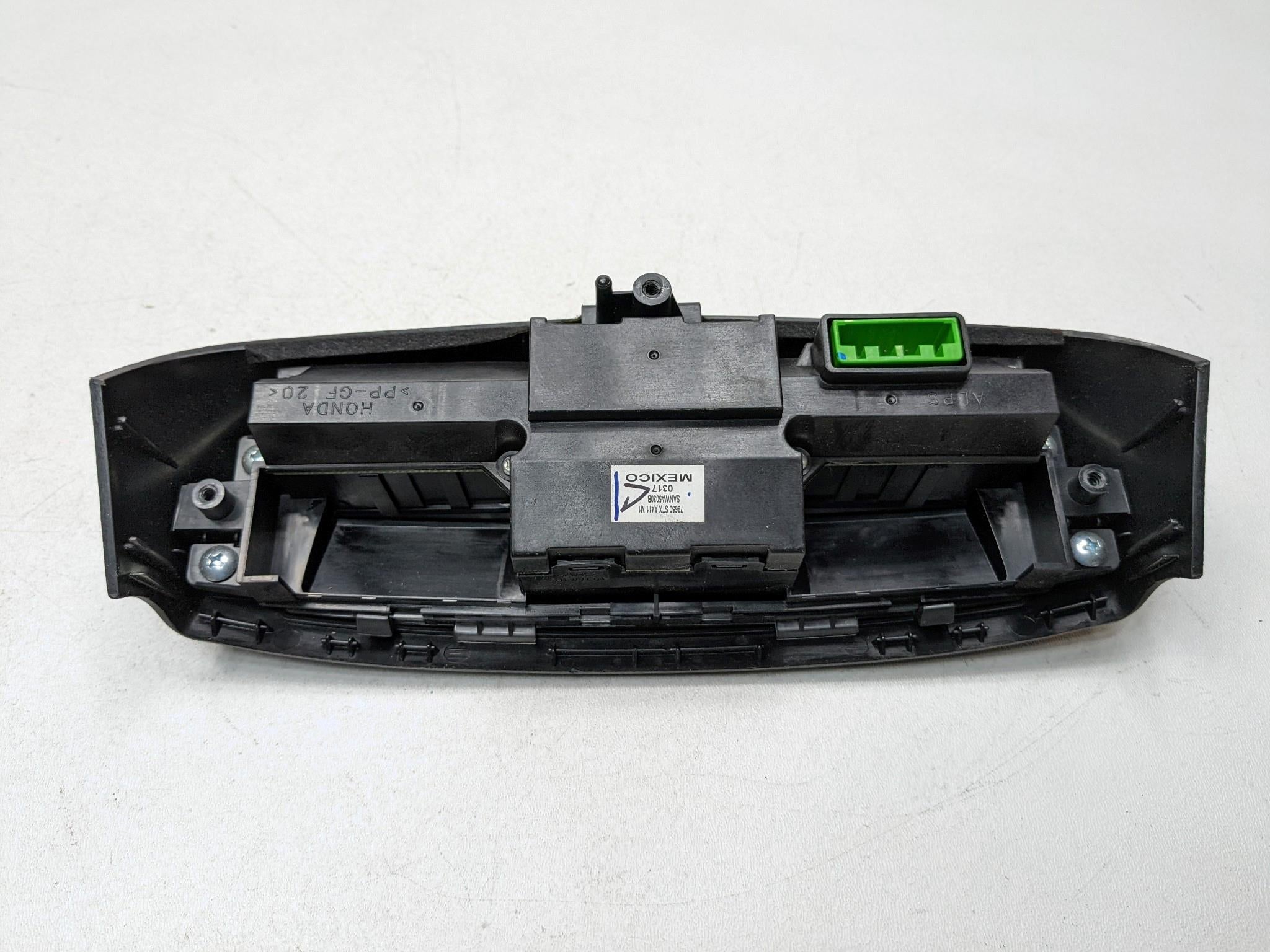 2007 - 2009 ACURA MDX OEM REAR AC HEATER CLIMATE CONTROL PANEL BLACK