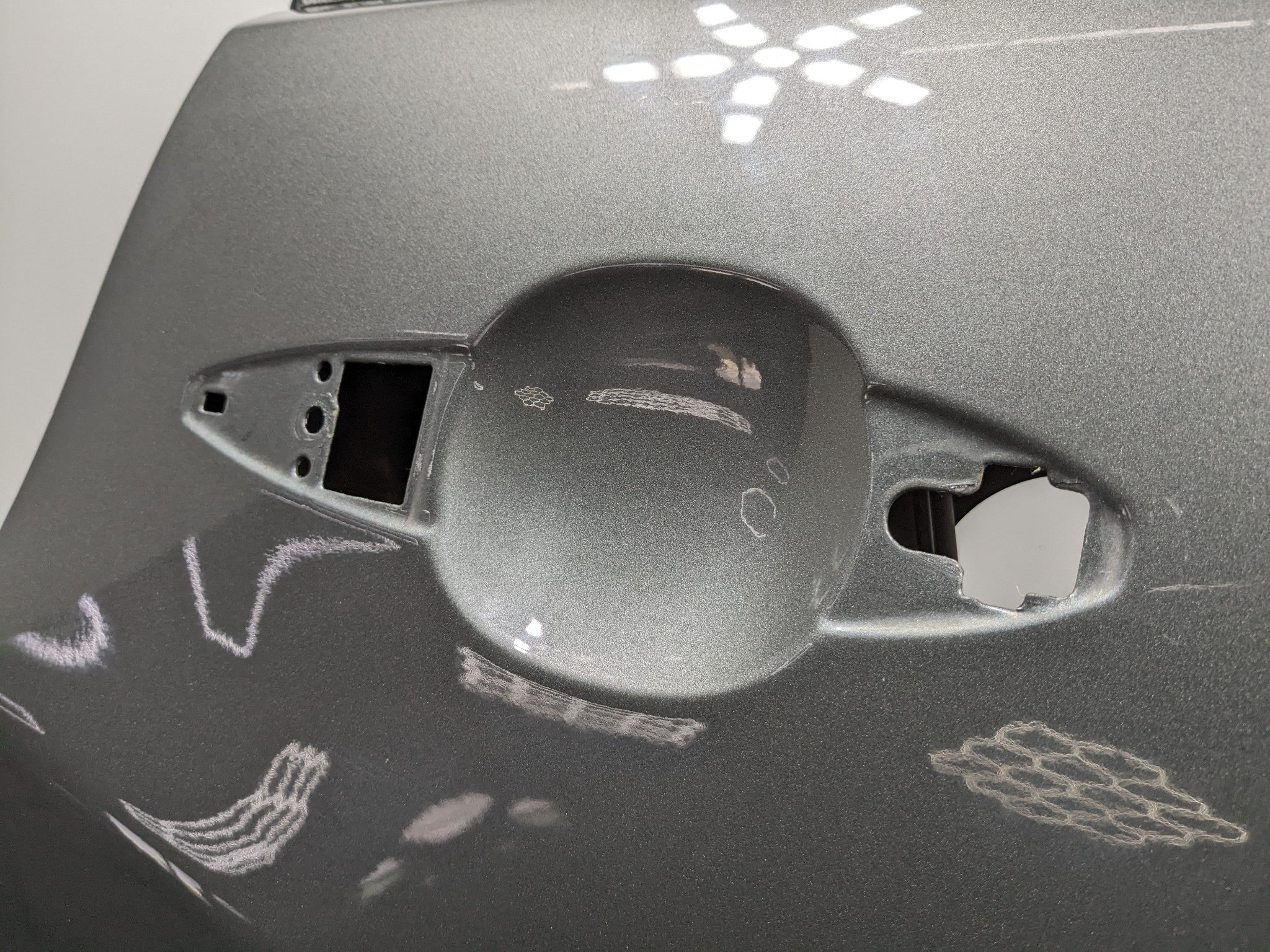 2007 - 2009 ACURA MDX OEM DOOR SHELL PANEL NIMBUS GRAY METALLIC REAR RIGHT SIDE