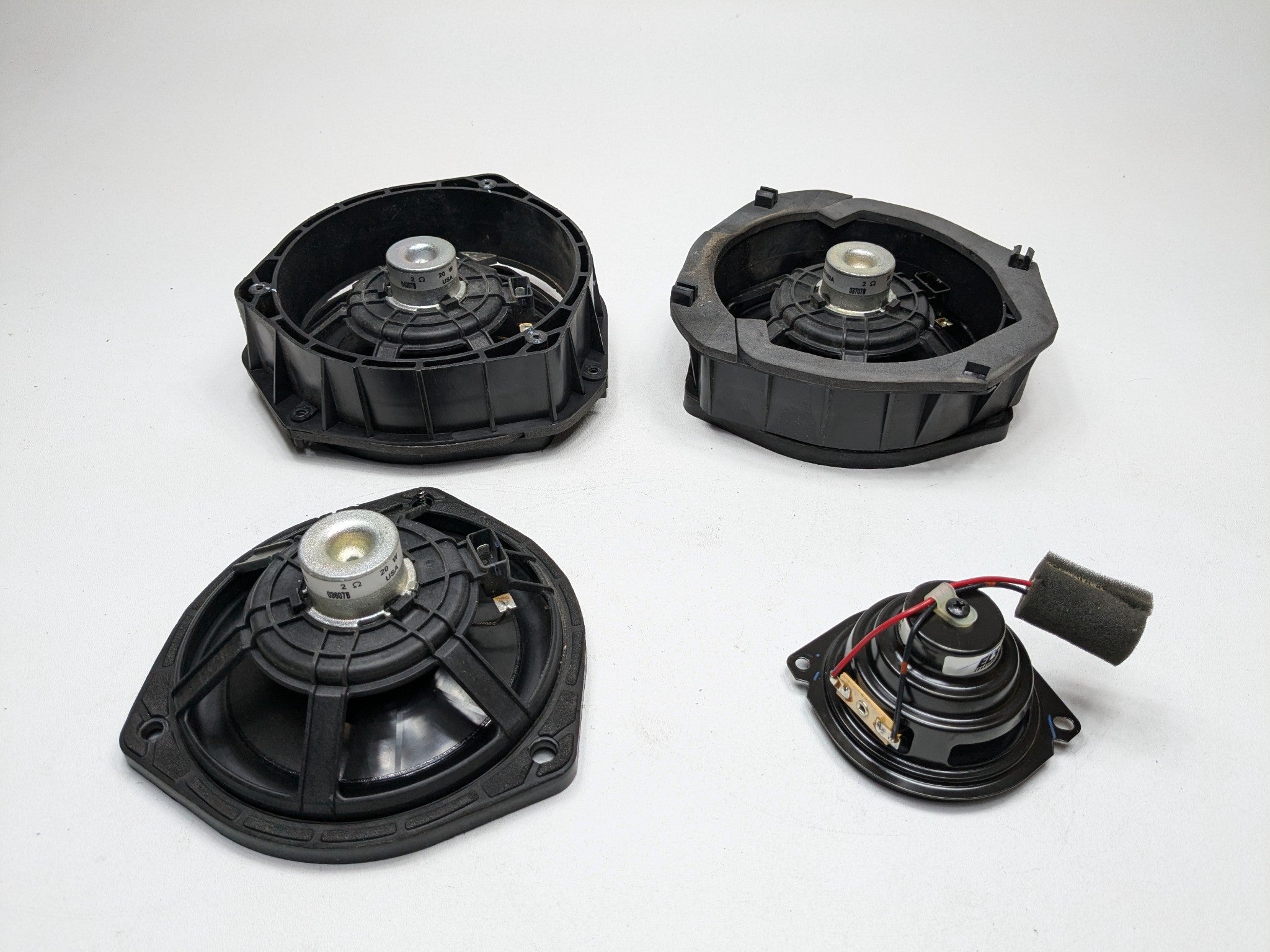 2007 - 2009 ACURA MDX OEM SPEAKER SET INTERIOR AUDIO SOUND SYSTEM FRONT AND REAR