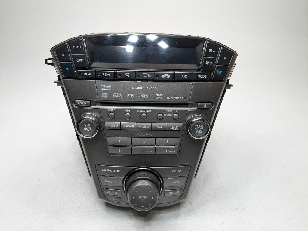 2007 - 2013 ACURA MDX OEM DASH CENTER RADIO PLAYER CLIMATE AND NAVIGATION SWITCH