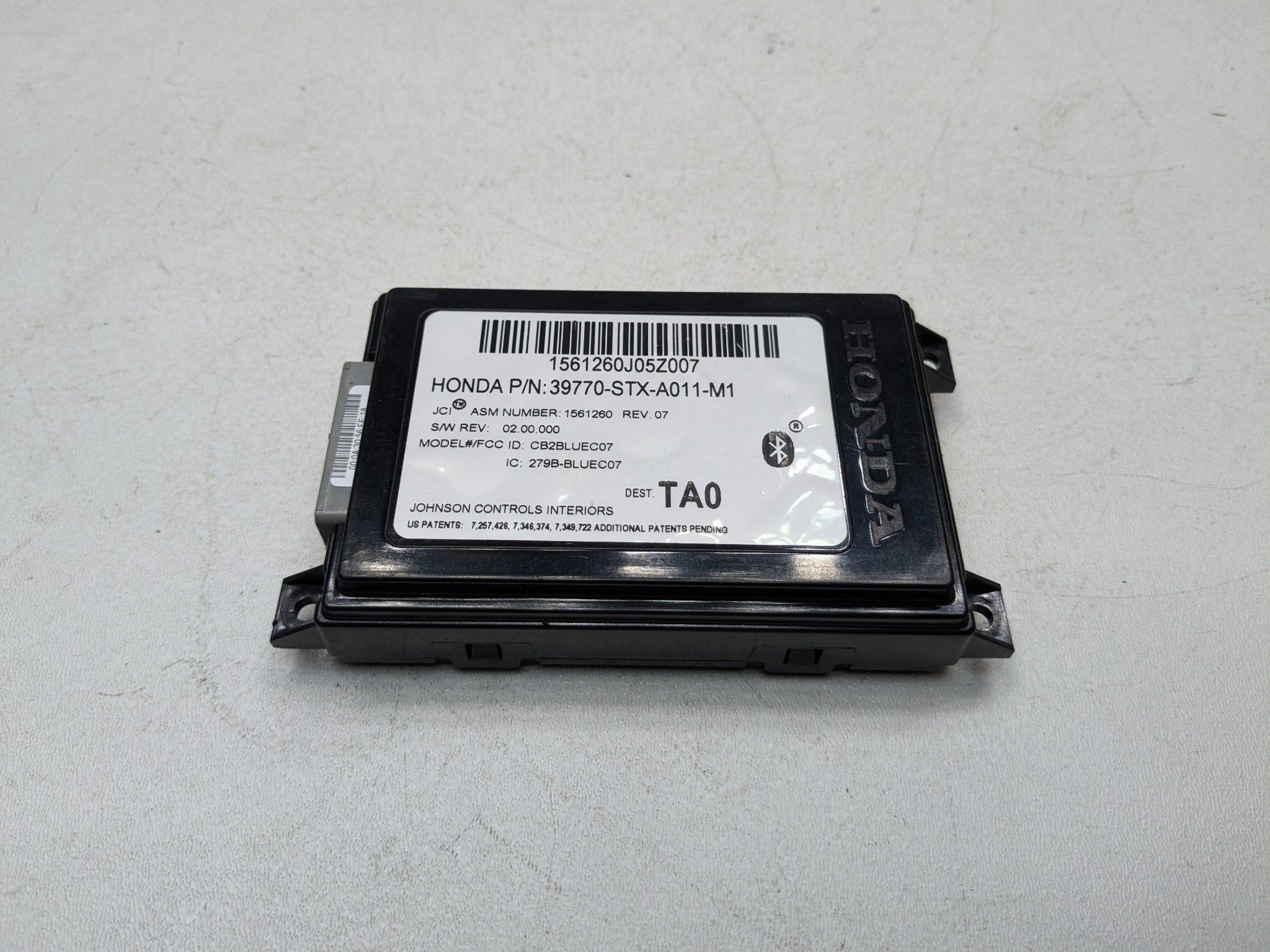 2007 - 2009 ACURA MDX OEM HANDS FREE BLUETOOTH COMMUNICATION CONTROL MODULE UNIT