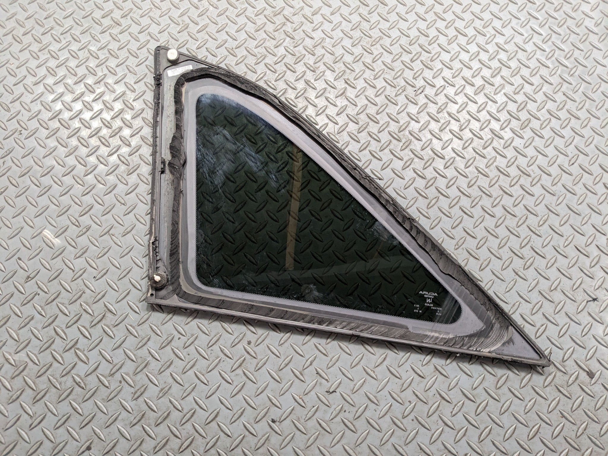 2007 - 2009 ACURA MDX OEM QUARTER GLASS DOOR WINDOW REAR RIGHT PASSENGER SIDE