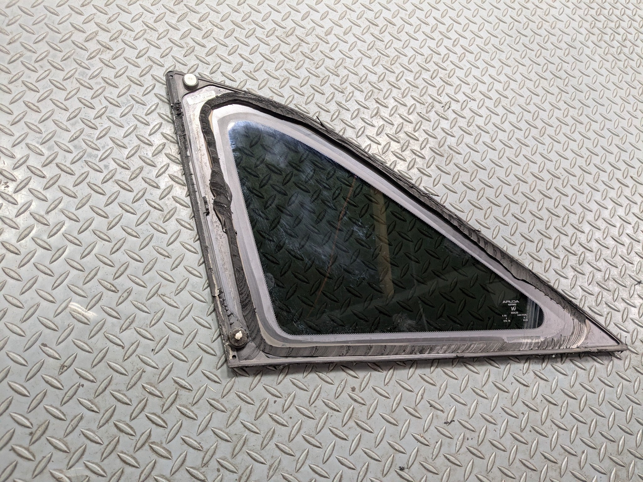 2007 - 2009 ACURA MDX OEM QUARTER GLASS DOOR WINDOW REAR RIGHT PASSENGER SIDE