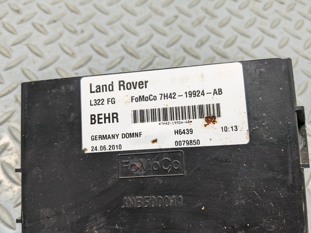 2010 - 2012 LAND ROVER RANGE ROVER OEM REAR HEATER AC BLOWER MOTOR WITH RESISTOR