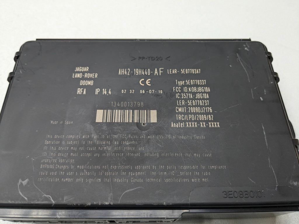 2010 - 2012 LAND ROVER RANGE ROVER OEM IMMOBILIZER MODULE KIT WITH KEY