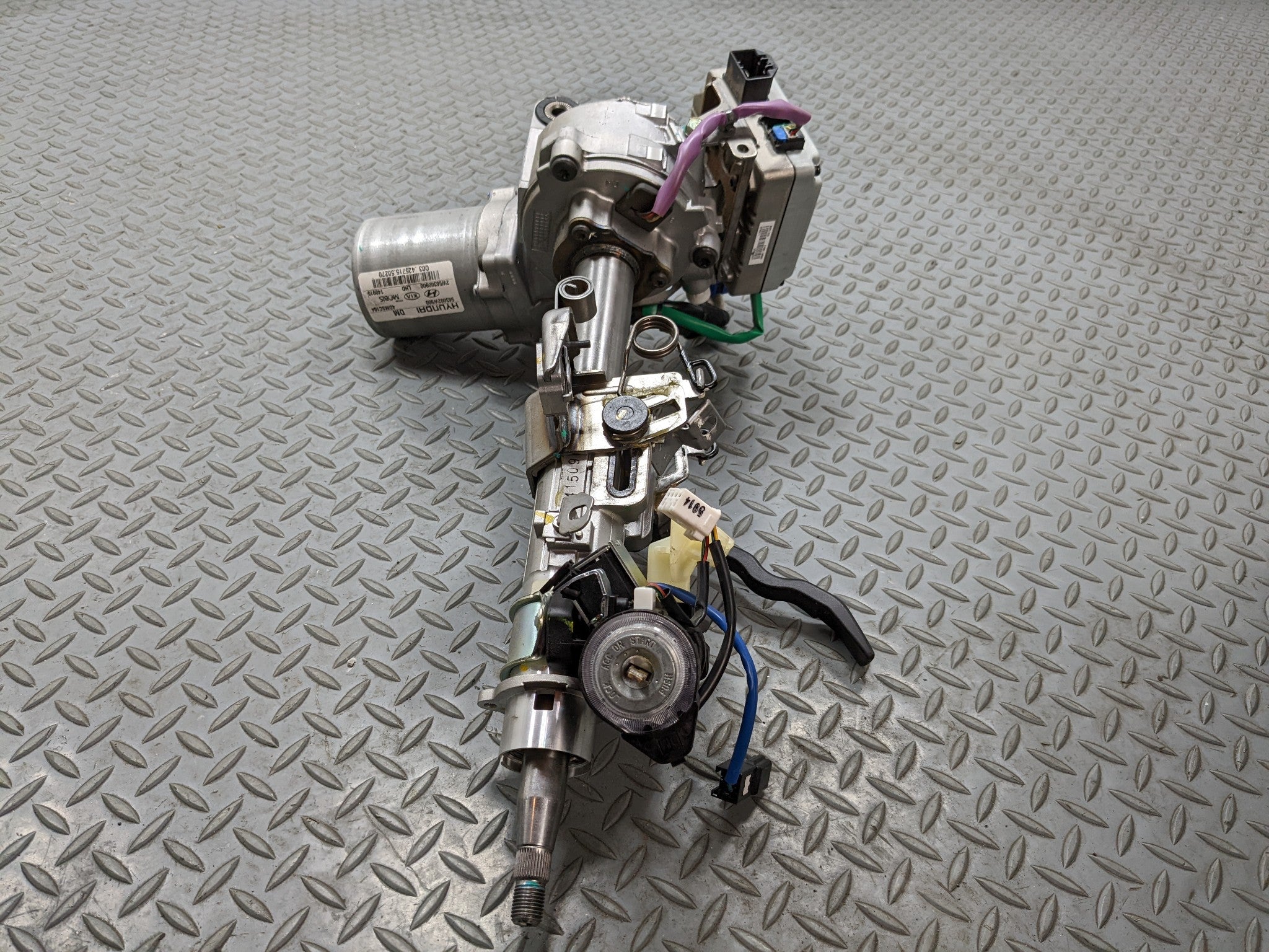 2013 - 2016 HYUNDAI SANTA FE OEM POWER STEERING COLUMN WITH MOTOR ASSEMBLY