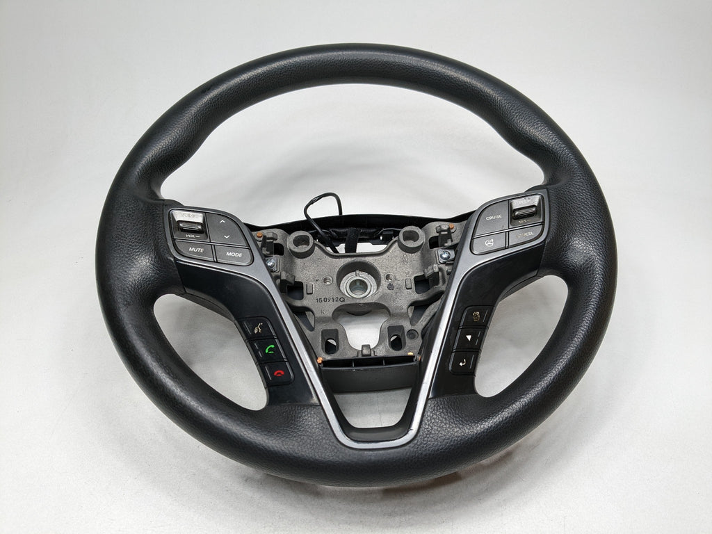13 - 16 HYUNDAI SANTA FE OEM STEERING WHEEL WITH MULTIFUNCTIONAL CONTROL SWITCH