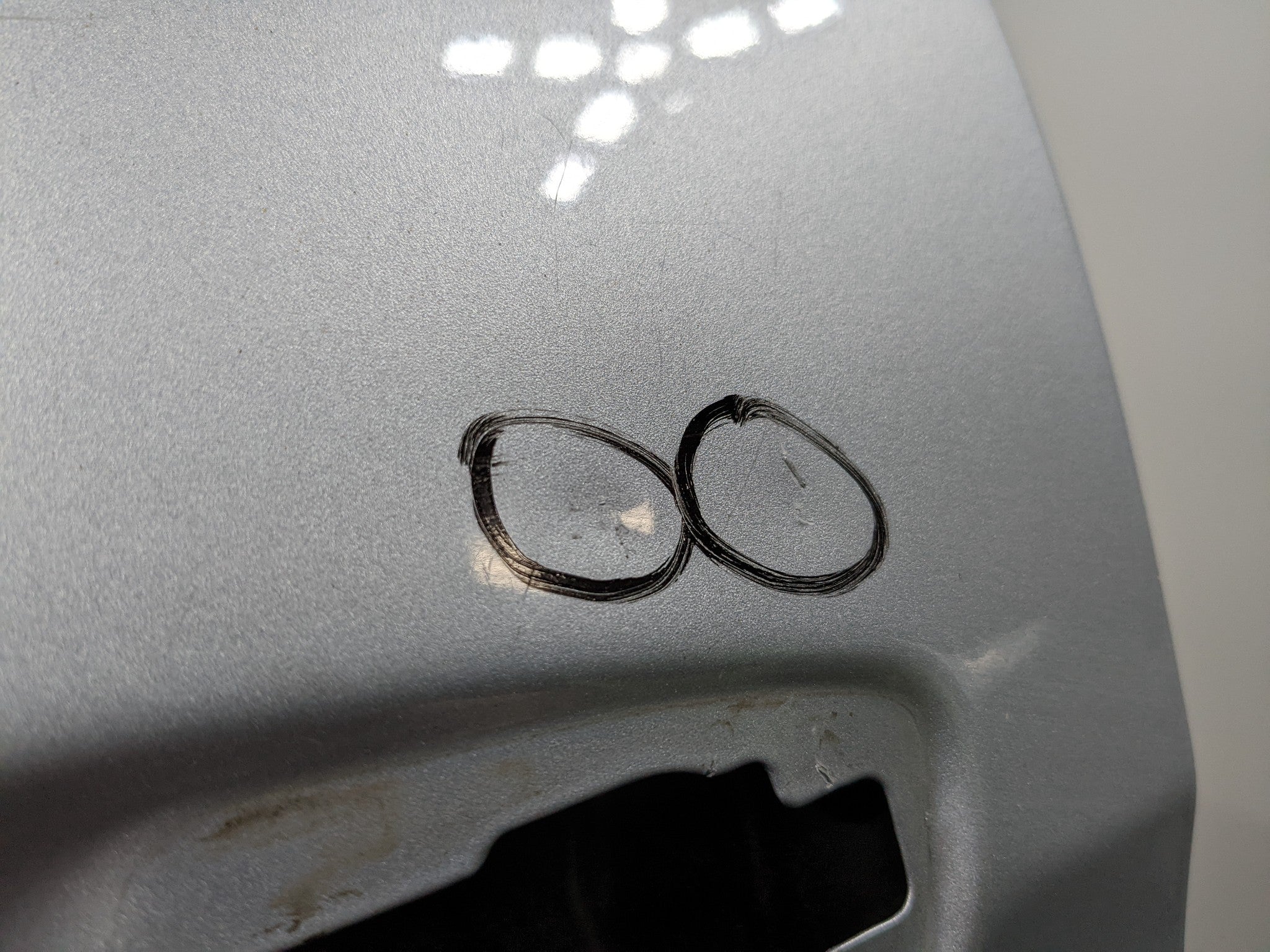 2013 - 2016 HYUNDAI SANTA FE OEM DOOR SHELL PANEL CIRCUIT SILVER FRONT LEFT SIDE