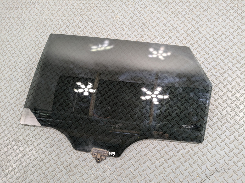 13 - 16 HYUNDAI SANTA FE OEM DOOR WINDOW GLASS WITH TINT REAR LEFT DRIVER SIDE