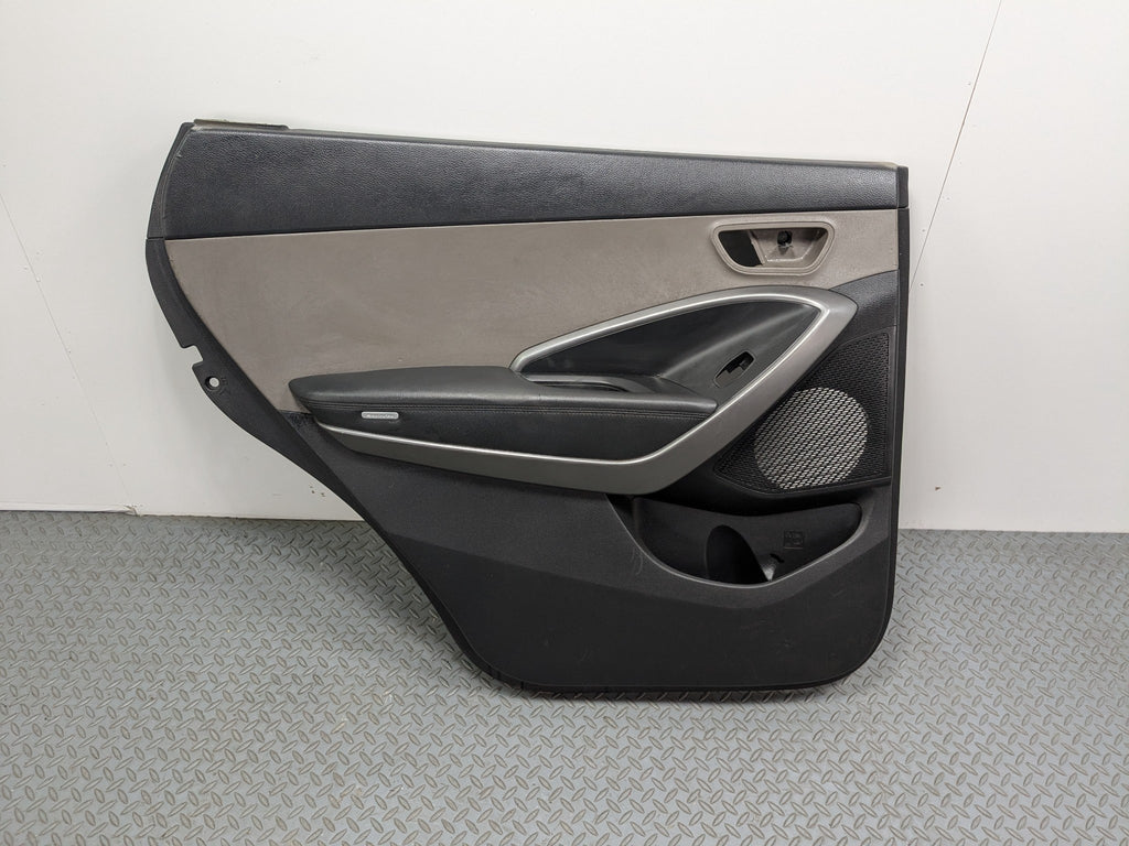 2013 - 2016 HYUNDAI SANTA FE OEM INTERIOR DOOR TRIM PANEL REAR LEFT DRIVER SIDE