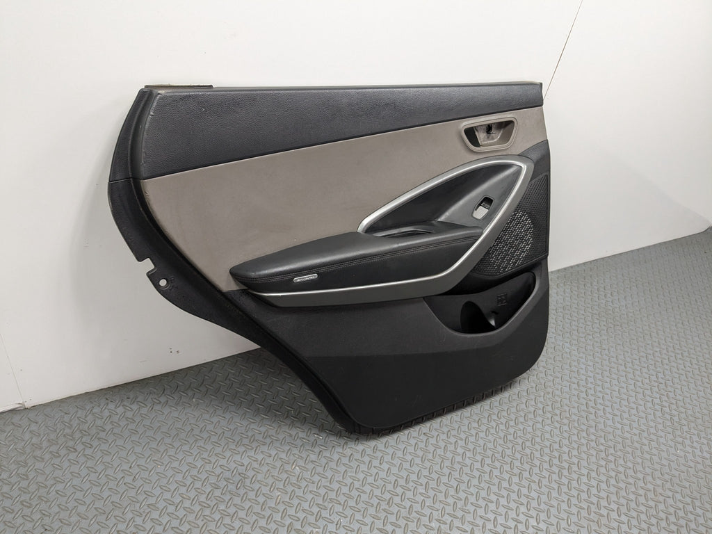 2013 - 2016 HYUNDAI SANTA FE OEM INTERIOR DOOR TRIM PANEL REAR LEFT DRIVER SIDE