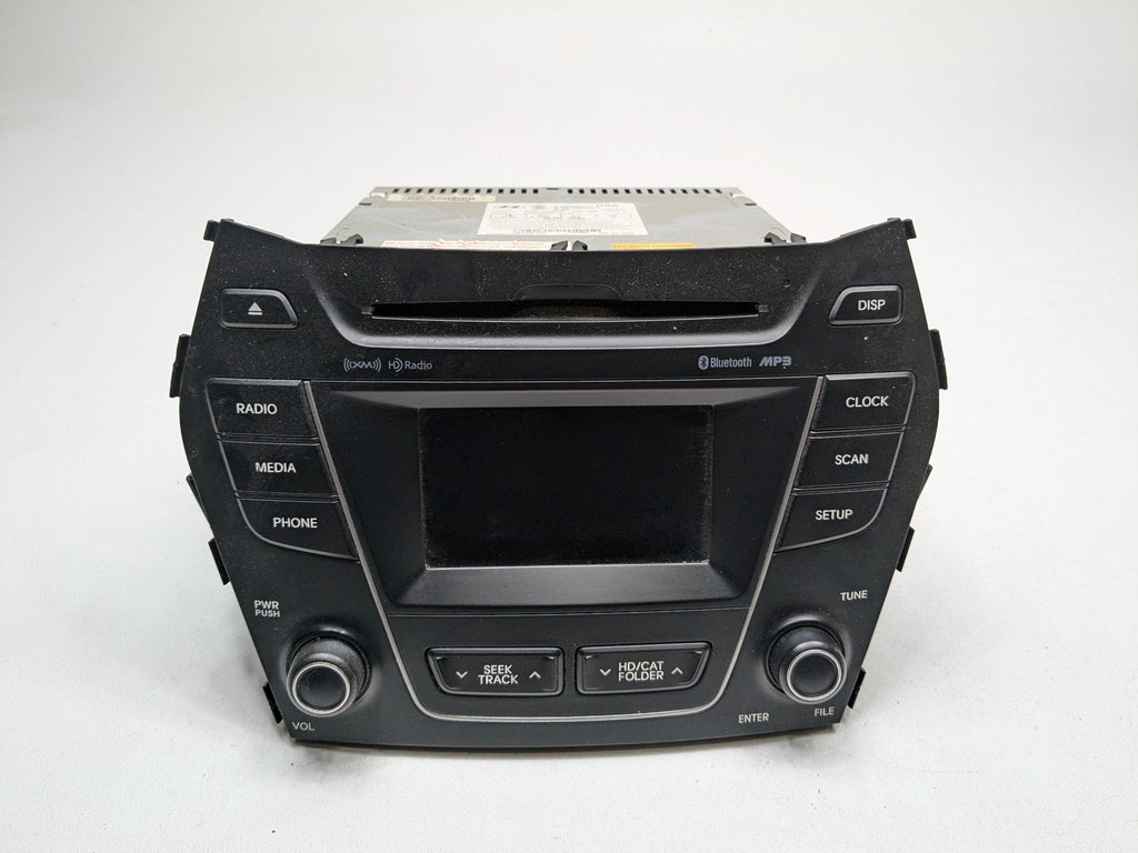 2013 - 2016 HYUNDAI SANTA FE OEM AM FM RADIO RECEIVER INFORMATION DISPLAY SCREEN