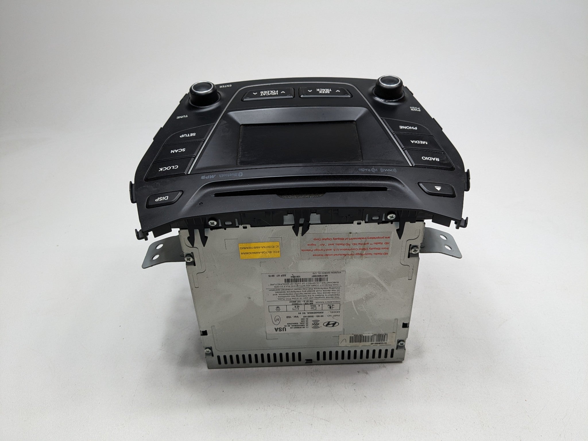 2013 - 2016 HYUNDAI SANTA FE OEM AM FM RADIO RECEIVER INFORMATION DISPLAY SCREEN