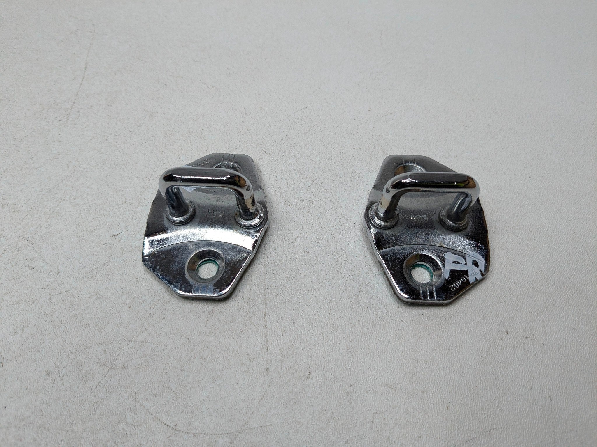 2007 - 2010 MINI COOPER OEM DOOR LOCK LATCH STRIKER SET OF TWO
