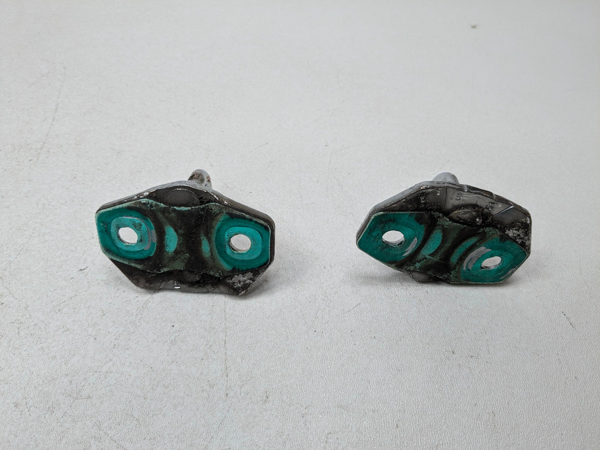 2007 - 2010 MINI COOPER OEM DOOR LOCK LATCH STRIKER SET OF TWO