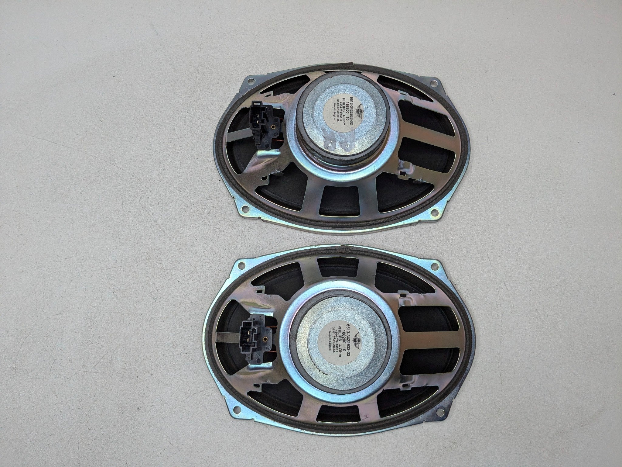 2007 - 2010 MINI COOPER OEM SPEAKER INTERIOR AUDIO SOUND SYSTEM SET OF 6