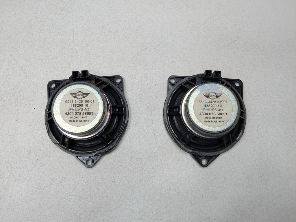 2007 - 2010 MINI COOPER OEM SPEAKER INTERIOR AUDIO SOUND SYSTEM SET OF 6