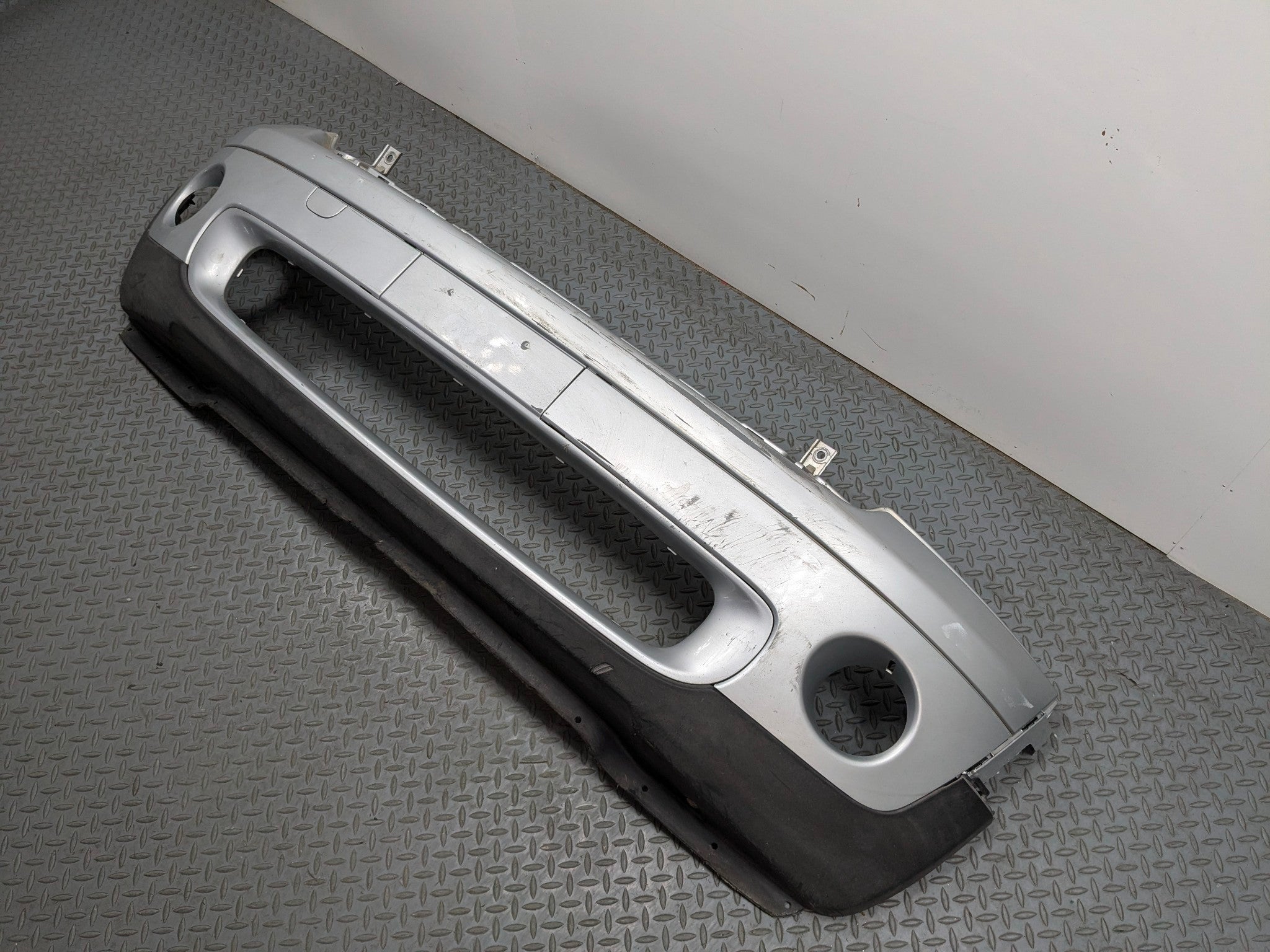 2007 - 2010 MINI COOPER OEM FRONT BUMPER COVER SILVER METALLIC