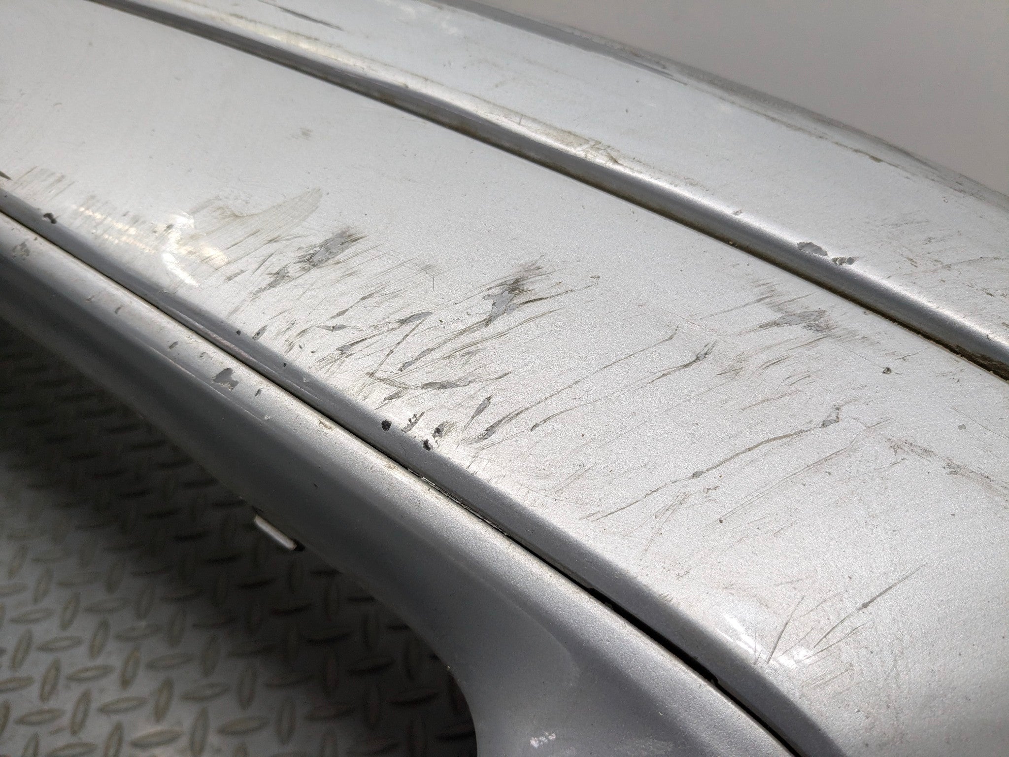 2007 - 2010 MINI COOPER OEM FRONT BUMPER COVER SILVER METALLIC