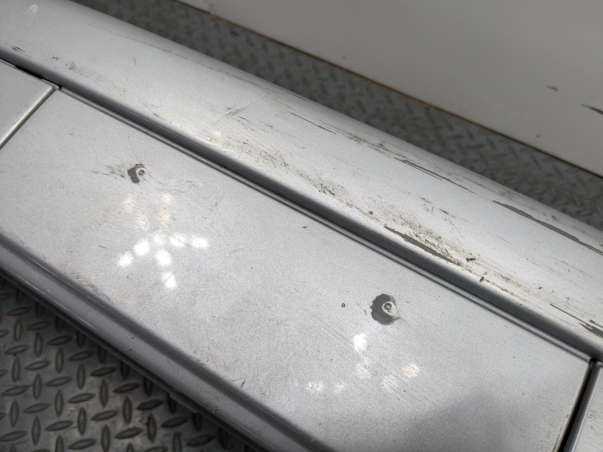 2007 - 2010 MINI COOPER OEM FRONT BUMPER COVER SILVER METALLIC