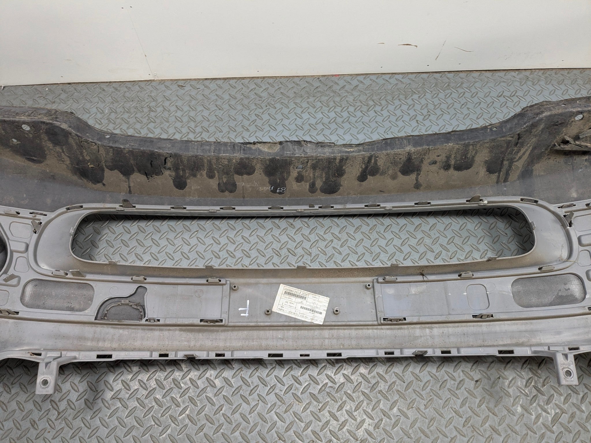 2007 - 2010 MINI COOPER OEM FRONT BUMPER COVER SILVER METALLIC