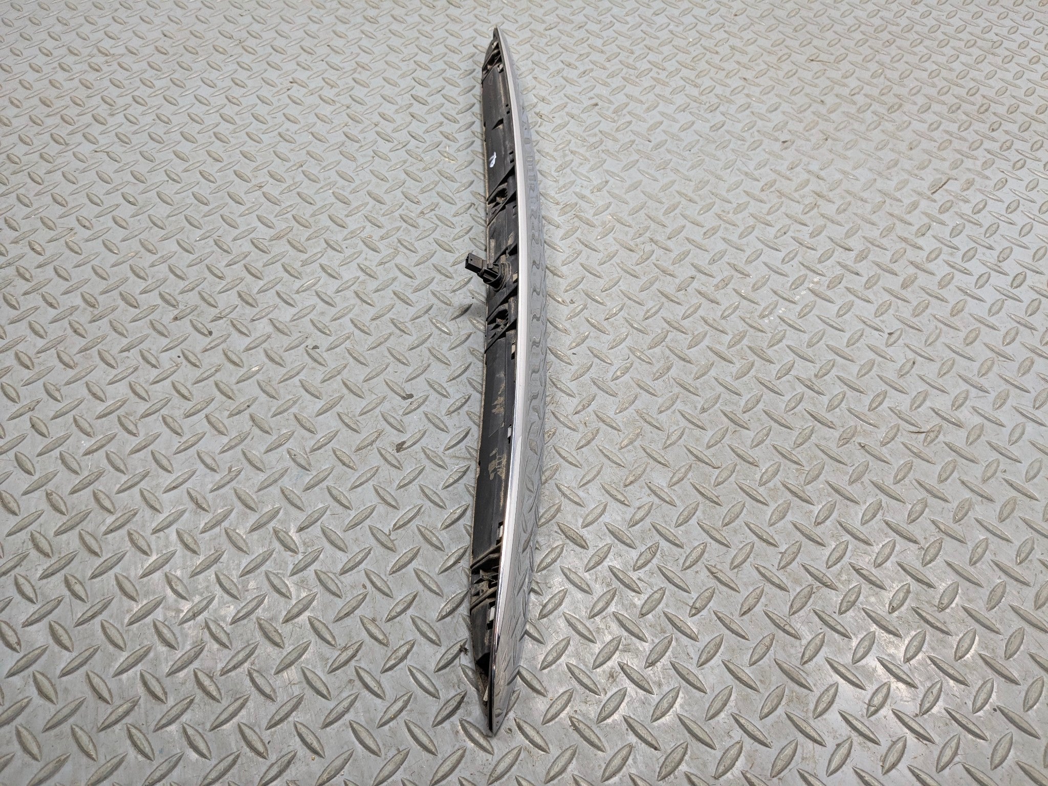 2007 - 2010 MINI COOPER OEM REAR TRUNK LID HANDLE TRIM MOLDING WITH LIGHT CHROME