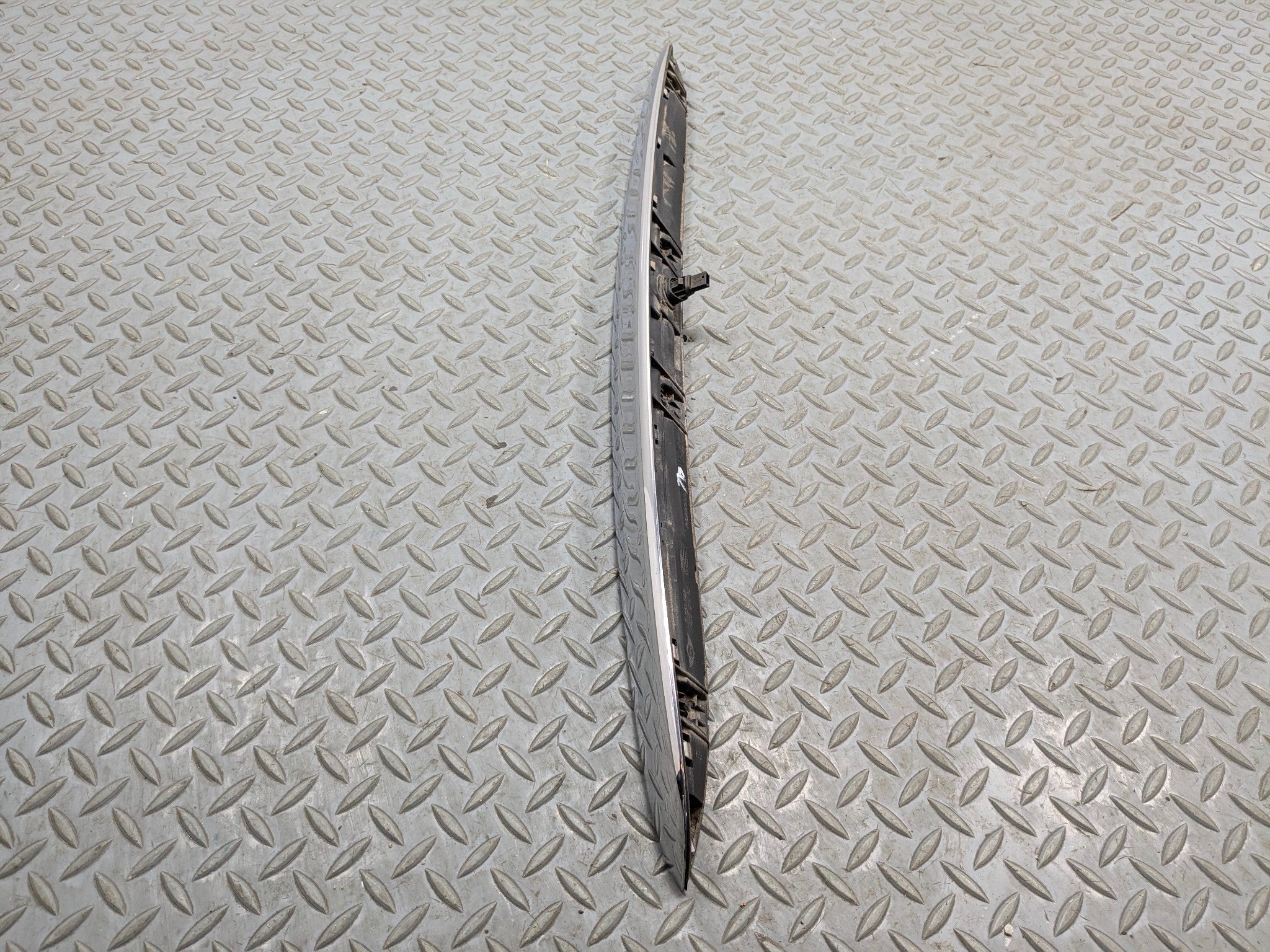 2007 - 2010 MINI COOPER OEM REAR TRUNK LID HANDLE TRIM MOLDING WITH LIGHT CHROME