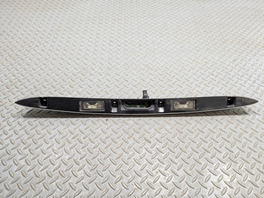 2007 - 2010 MINI COOPER OEM REAR TRUNK LID HANDLE TRIM MOLDING WITH LIGHT CHROME