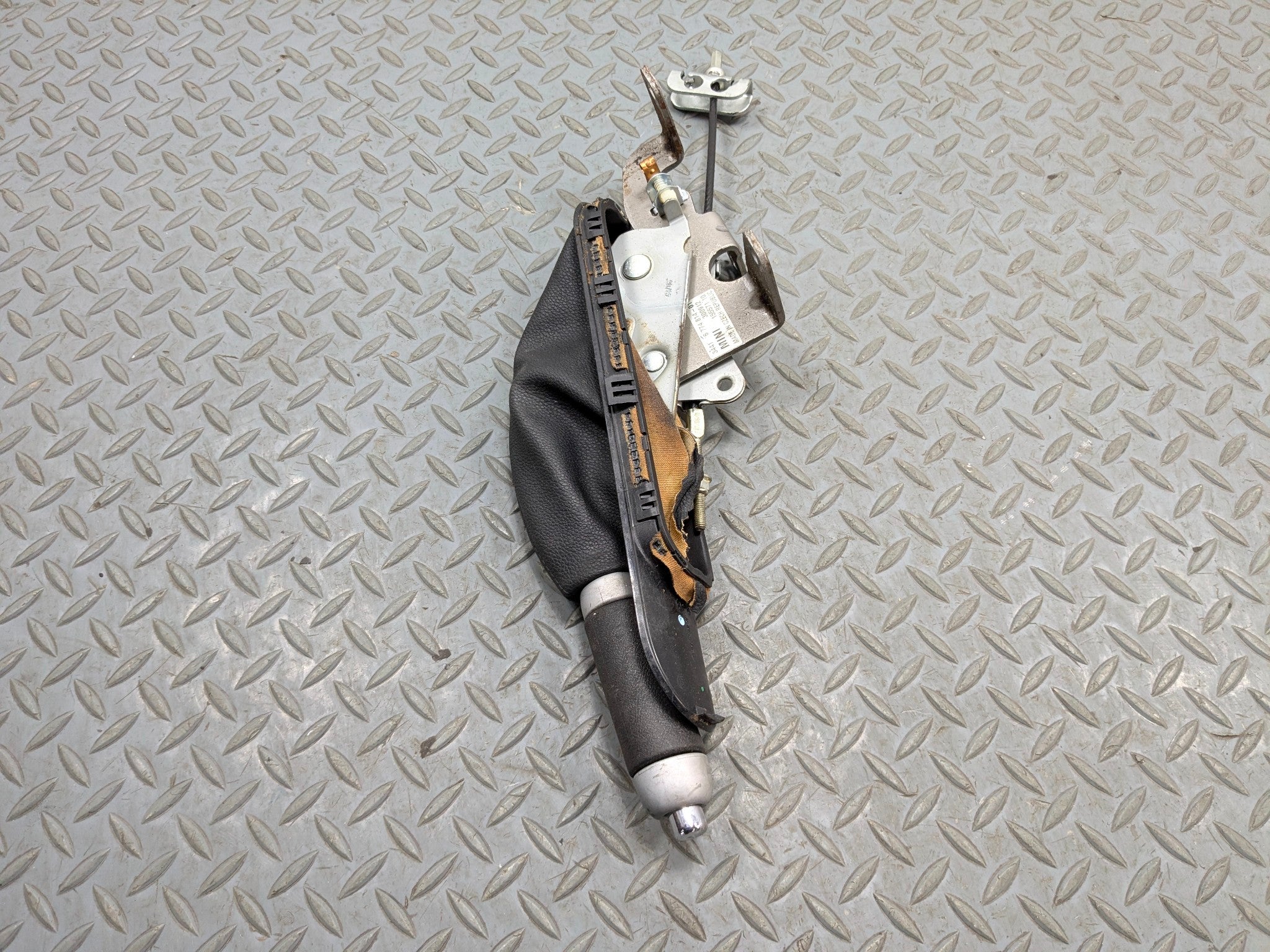 2007 - 2010 MINI COOPER OEM EMERGENCY PARKING BRAKE LEVER HANDLE ASSEMBLY