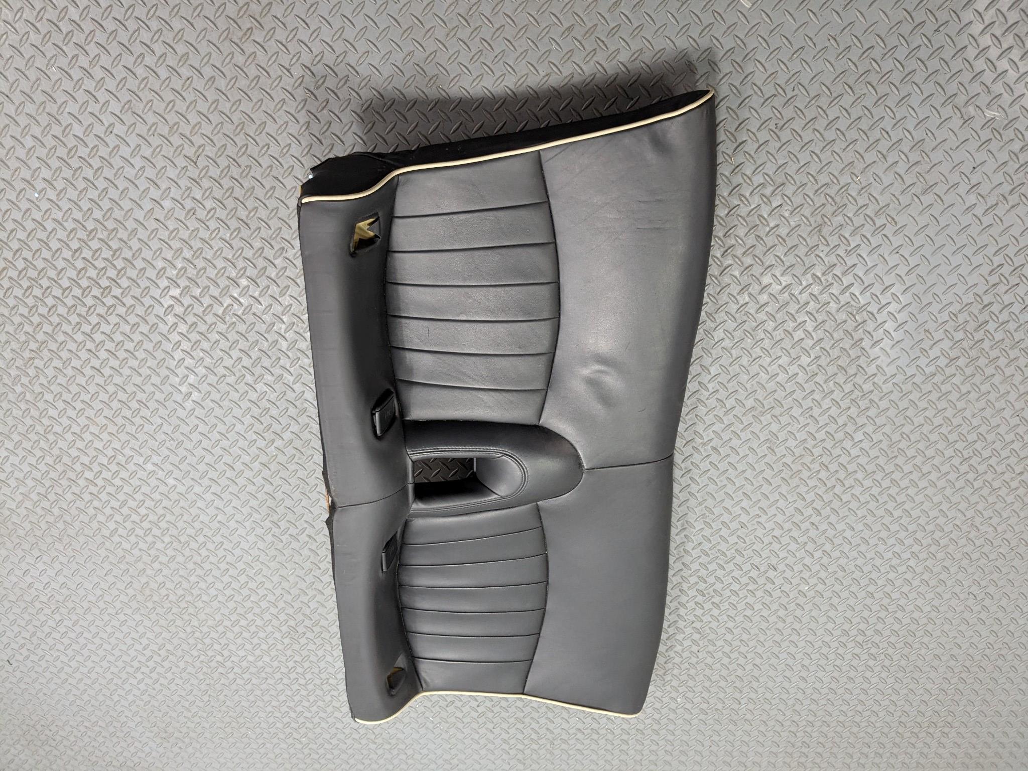 2007 - 2010 MINI COOPER OEM LOWER SEAT CUSHION REAR BACK SIDE LEATHER BLACK