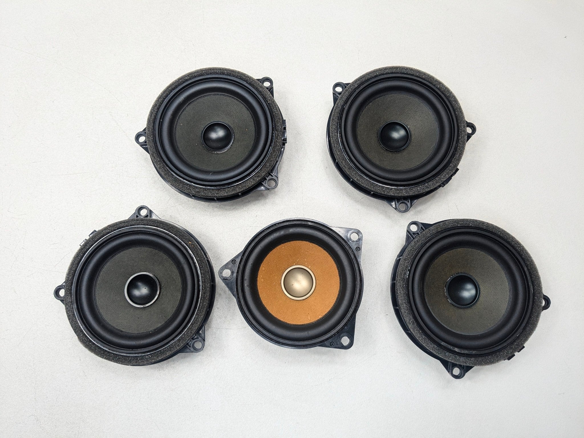 2015 - 2018 BMW 320I OEM SPEAKER INTERIOR AUDIO SOUND SYSTEM SET OF 5