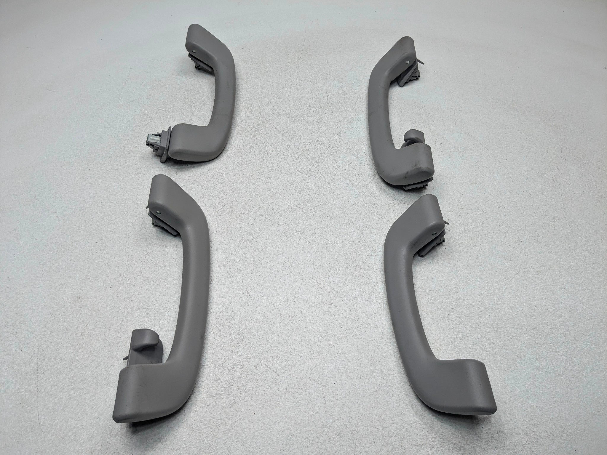 2015 - 2018 BMW 320I OEM INTERIOR ROOF GRAB HANDLE GRAY SET OF 4 FRONT AND REAR