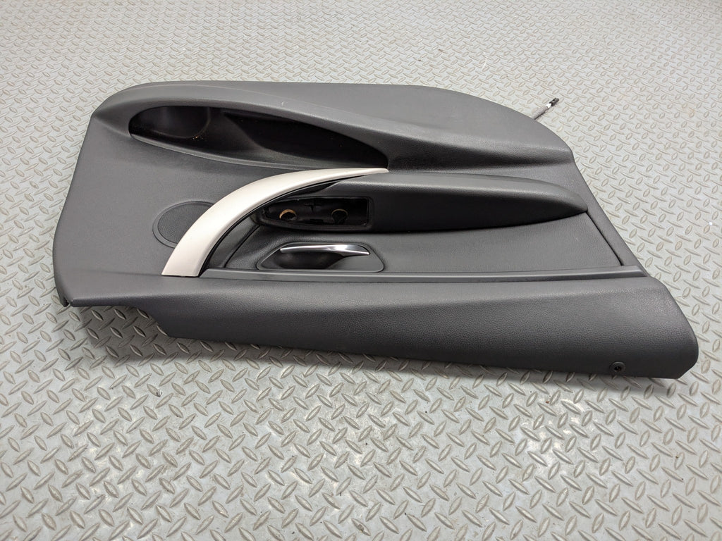 2015 - 2018 BMW 320I OEM FRONT LEFT DRIVER SIDE DOOR TRIM PANEL LEATHER BLACK
