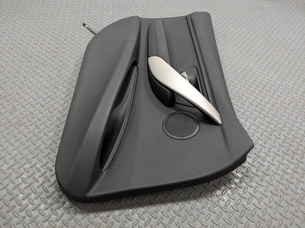 2015 - 2018 BMW 320I OEM FRONT LEFT DRIVER SIDE DOOR TRIM PANEL LEATHER BLACK